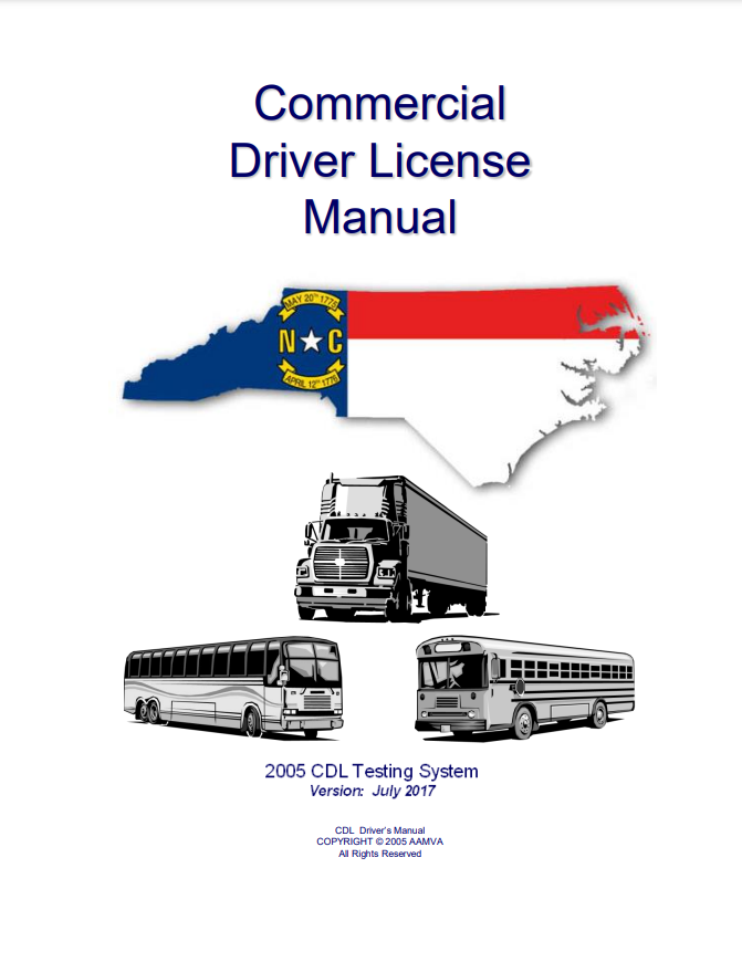 North Carolina CDL Handbook